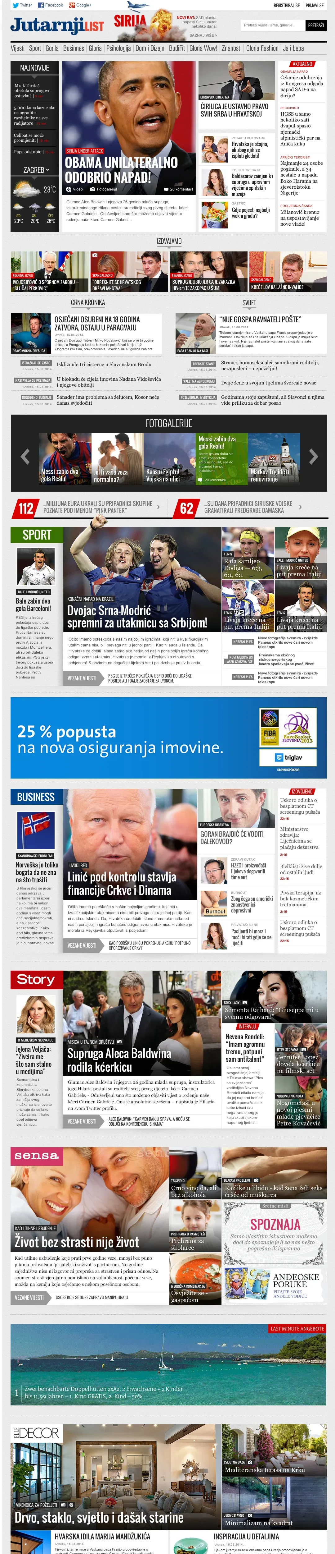 Jutarnji list – redizajn naslovnice
