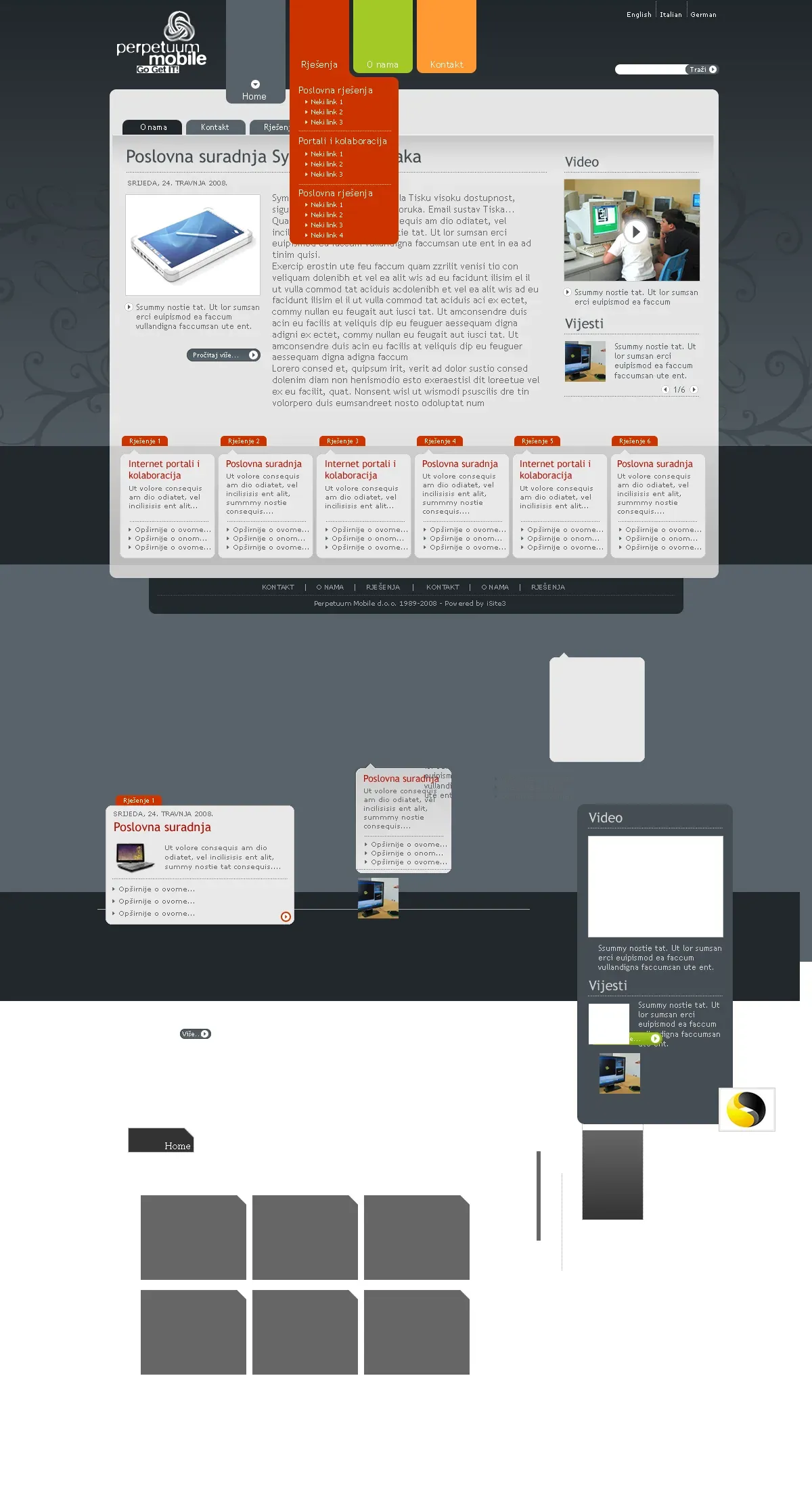 Perpetuum Mobile – web, pozivnice i kampanje — prikaz 2