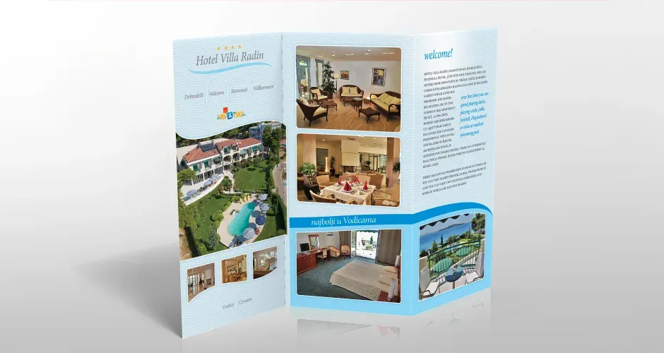Hotel Villa Radin – web, brošure i oglasi — prikaz 2