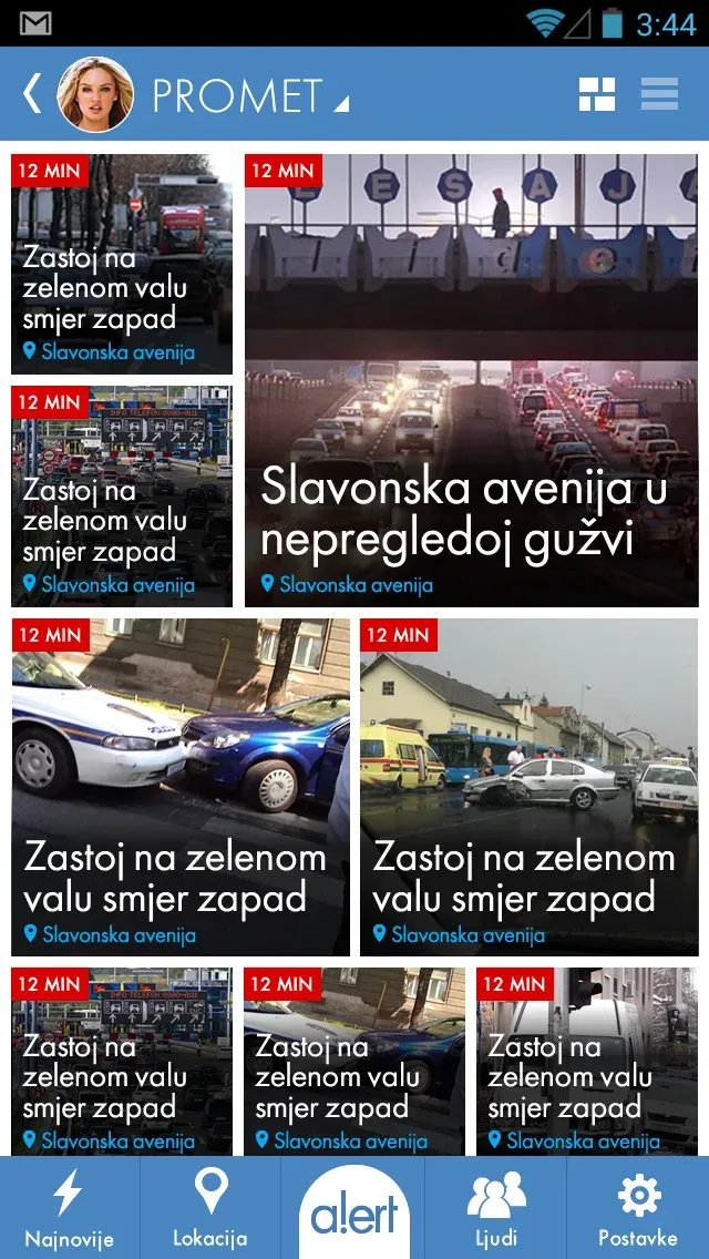 5 minuta – aplikacija za vijesti — prikaz 2