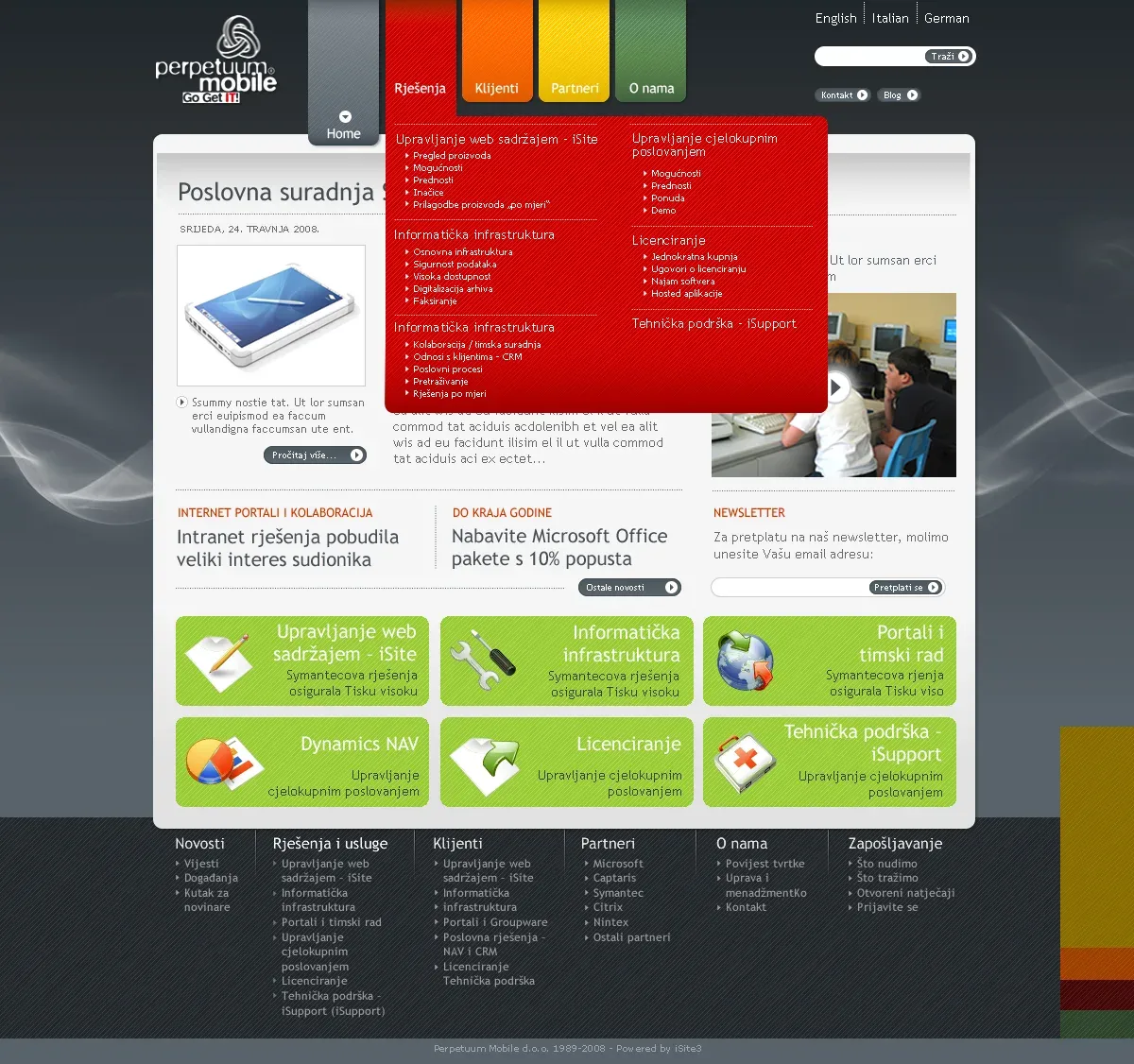 Perpetuum Mobile – web, pozivnice i kampanje — prikaz 3