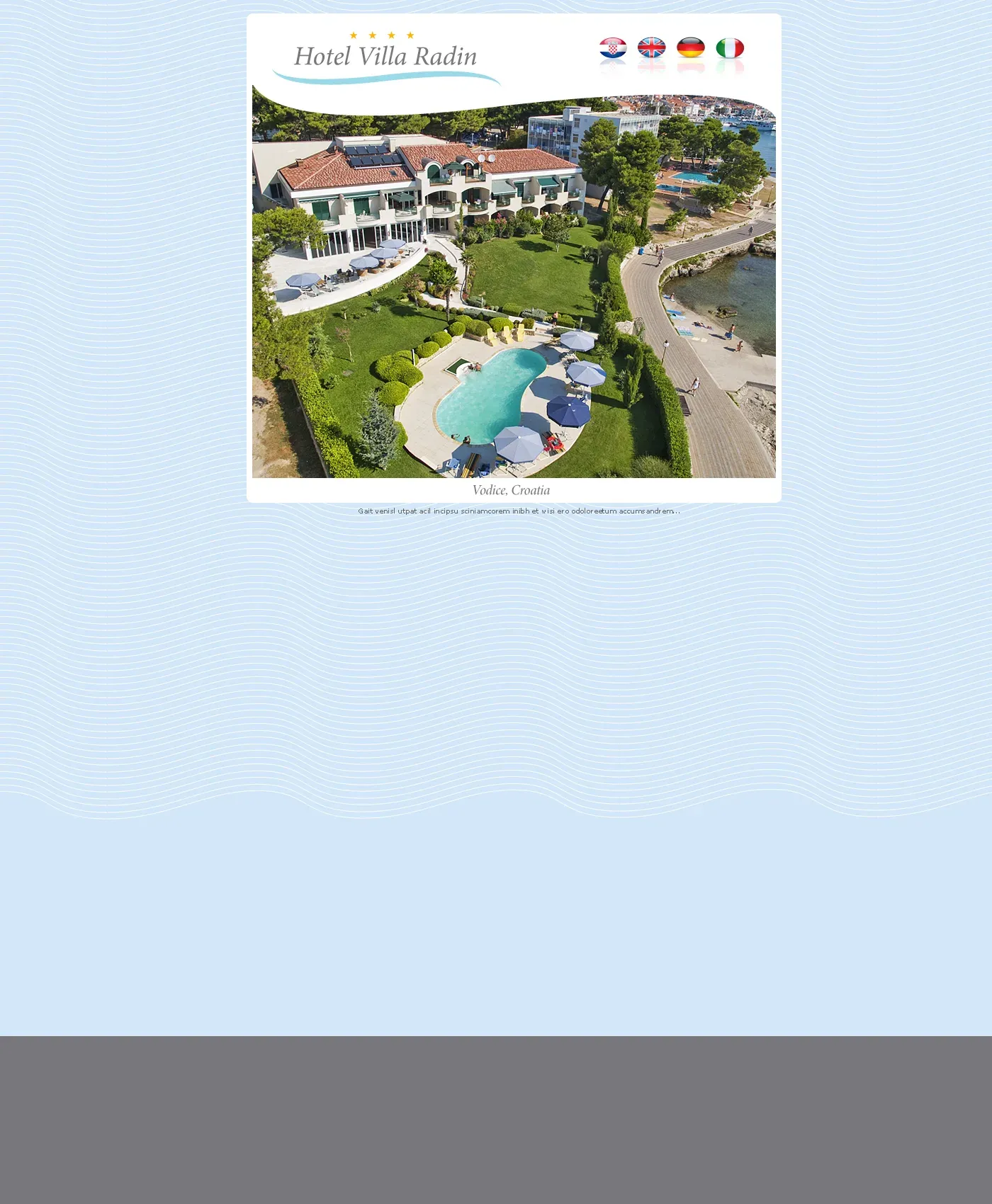 Hotel Villa Radin – web, brošure i oglasi — prikaz 4